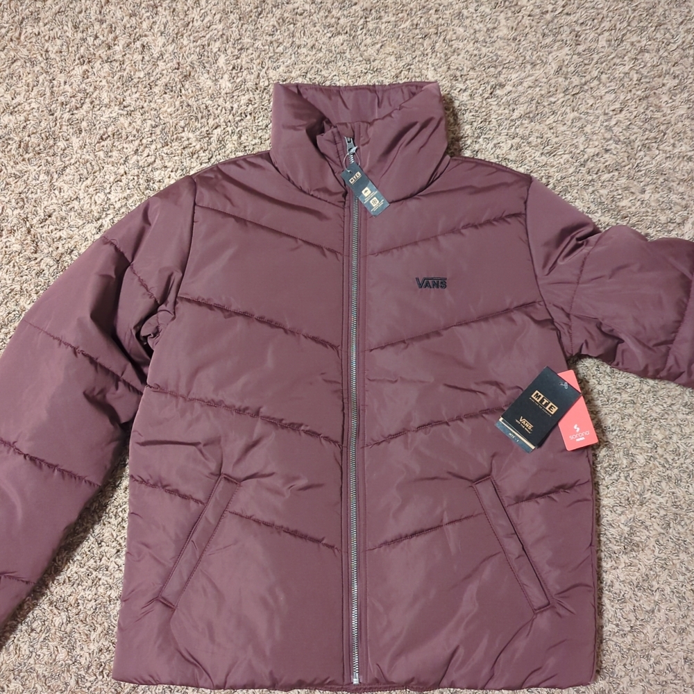 SOLD Vans Medium Burgundy Jacket